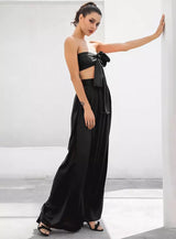 Dream Life Black Changeable Top & Wide Leg Trousers Co-Ord - Fashion Genie Boutique