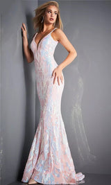 Your Darling Sequin Iridescent Maxi Fishtail Dress - Fashion Genie Boutique