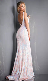 Your Darling Sequin Iridescent Maxi Fishtail Dress - Fashion Genie Boutique