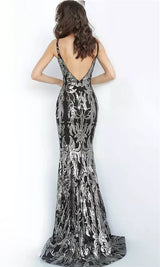 Your Darling Sequin Iridescent Maxi Fishtail Dress - Fashion Genie Boutique