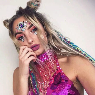 Festival Face Rhinestone Jewels Set - Fashion Genie Boutique
