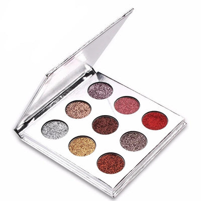 TZ Cosmetics Galaxy Pressed Glitter Eyeshadow Palette - Fashion Genie Boutique