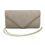 Women’s Envelope Glitter Clutch Evening Bag - Fashion Genie Boutique