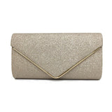 Women’s Envelope Glitter Clutch Evening Bag - Fashion Genie Boutique