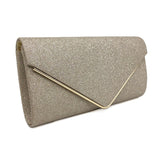 Women’s Envelope Glitter Clutch Evening Bag - Fashion Genie Boutique