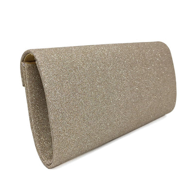 Women’s Envelope Glitter Clutch Evening Bag - Fashion Genie Boutique