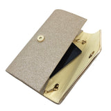 Women’s Envelope Glitter Clutch Evening Bag - Fashion Genie Boutique