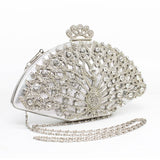 Women’s Rhinestone Embellished Clutch Bag - Fashion Genie Boutique