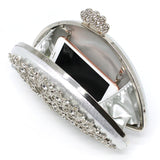 Women’s Rhinestone Embellished Clutch Bag - Fashion Genie Boutique