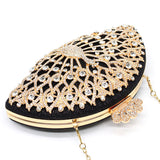 Women’s Rhinestone Embellished Clutch Bag - Fashion Genie Boutique