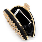 Women’s Rhinestone Embellished Clutch Bag - Fashion Genie Boutique