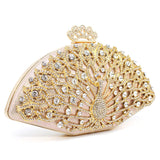 Women’s Rhinestone Embellished Clutch Bag - Fashion Genie Boutique