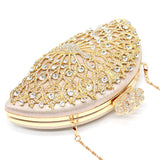 Women’s Rhinestone Embellished Clutch Bag - Fashion Genie Boutique