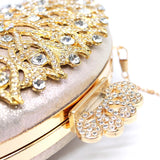 Women’s Rhinestone Embellished Clutch Bag - Fashion Genie Boutique