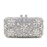 Women’s Rhinestone Embellished Clutch Bag - Fashion Genie Boutique