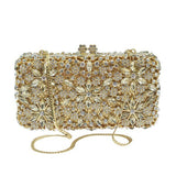 Women’s Rhinestone Embellished Clutch Bag - Fashion Genie Boutique