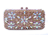 Women’s Rhinestone Embellished Clutch Bag - Fashion Genie Boutique