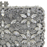 Women’s Rhinestone Embellished Clutch Bag - Fashion Genie Boutique