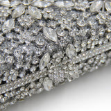 Women’s Rhinestone Embellished Clutch Bag - Fashion Genie Boutique