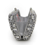 Women’s Rhinestone Embellished Clutch Bag - Fashion Genie Boutique