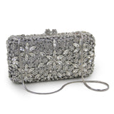 Women’s Rhinestone Embellished Clutch Bag - Fashion Genie Boutique