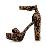 Rebel Affair Leopard Print Platform Heel Shoes - Fashion Genie Boutique