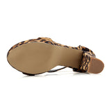 Rebel Affair Leopard Print Platform Heel Shoes - Fashion Genie Boutique