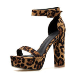 Rebel Affair Leopard Print Platform Heel Shoes - Fashion Genie Boutique