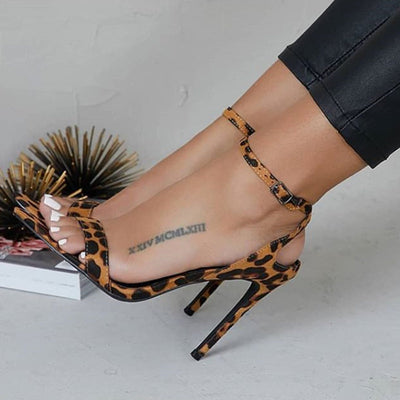 Intense Love Leopard Print Stiletto Heels - Fashion Genie Boutique