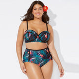 Avani Green Push Up Bikini Swimsuit - Fashion Genie Boutique
