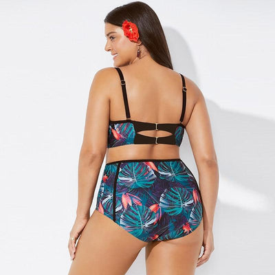 Avani Green Push Up Bikini Swimsuit - Fashion Genie Boutique
