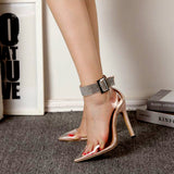 Lusting For You Beige Pointed Toe Rhinestone Heels - Fashion Genie Boutique