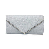 Women’s Envelope Glitter Clutch Evening Bag - Fashion Genie Boutique