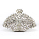Women’s Rhinestone Embellished Clutch Bag - Fashion Genie Boutique