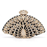 Women’s Rhinestone Embellished Clutch Bag - Fashion Genie Boutique