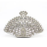Women’s Rhinestone Embellished Clutch Bag - Fashion Genie Boutique
