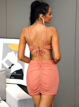 Head Full Of Dreams Pink Cut Out Mini Dress - Fashion Genie Boutique