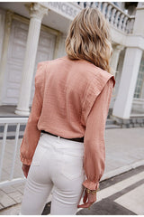 Carly Pink Long Sleeve Shirt - Fashion Genie Boutique