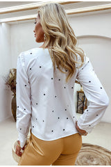 Certain Things White Heart Print Top - Fashion Genie Boutique