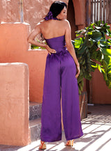 Dream Life Purple Changeable Top & Wide Leg Trousers Co-Ord - Fashion Genie Boutique