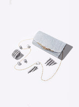 Women’s Glitter Clutch Evening Bag - Fashion Genie Boutique