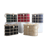 Women’s Pearl & Rhinestone Embellished Handbag - Fashion Genie Boutique
