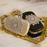 Women’s Rhinestone Embellished Clutch Bag - Fashion Genie Boutique