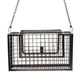 Women’s Metal Cage Handbag - Fashion Genie Boutique