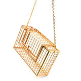 Women’s Metal Cage Handbag - Fashion Genie Boutique