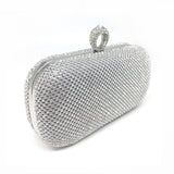 Women’s Rhinestone Embellished Clutch Bag - Fashion Genie Boutique