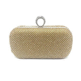 Women’s Rhinestone Embellished Clutch Bag - Fashion Genie Boutique