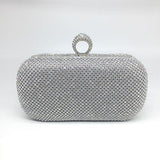 Women’s Rhinestone Embellished Clutch Bag - Fashion Genie Boutique