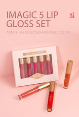 Matte Liquid Lipstick Set - 5 Piece - Fashion Genie Boutique
