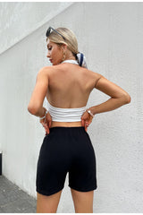 Give It A Rest Black Shorts - Fashion Genie Boutique